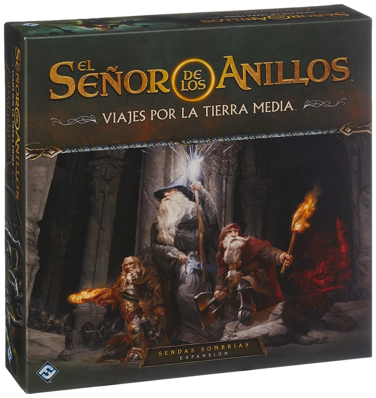 Fantasy Flight Games El Señor de los Anillos Viajes por la Tierra Media: Sendas sombrías - Campaña de Juego - Spanish Version