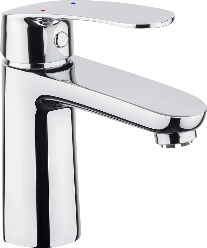 Cornat Belmont BEL12 Single-Lever Washbasin Drain Low Pressure Tap for Bathroom/Sink Fitting/Chrome-Plated, Silver