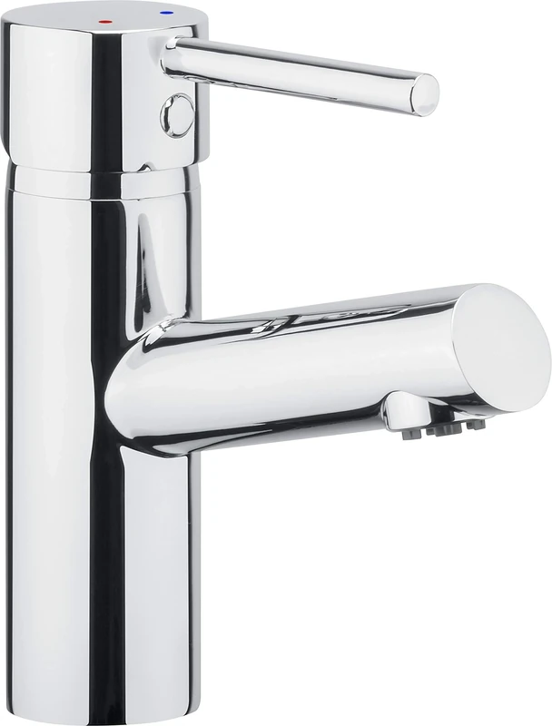 Cornat Fuerte FUE12 Single-Lever Drain Low Pressure Tap for Bathroom/Sink Fitting/Chrome-Plated, Washbasin Mixer (M.2)