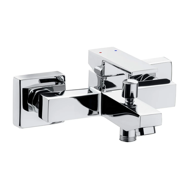 Cornat Sintra SIN2 Brass Body Chrome-Plated 1/2 Inch Shower Outlet/Single Lever Mixer Wall Mounting, Bath tap