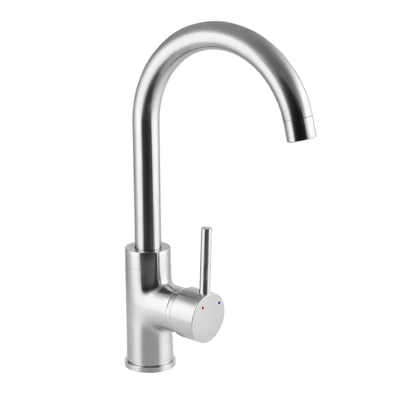 Cornat Fuert Single-Lever Sink Mixer Tap High & Pivoting Spout High Pressure Tap/Kitchen Tap, FUEEH5 - Image 1