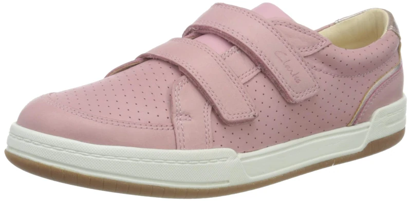 Clarks Fawn Solo K Childrens Light Pink Lea, 2.5