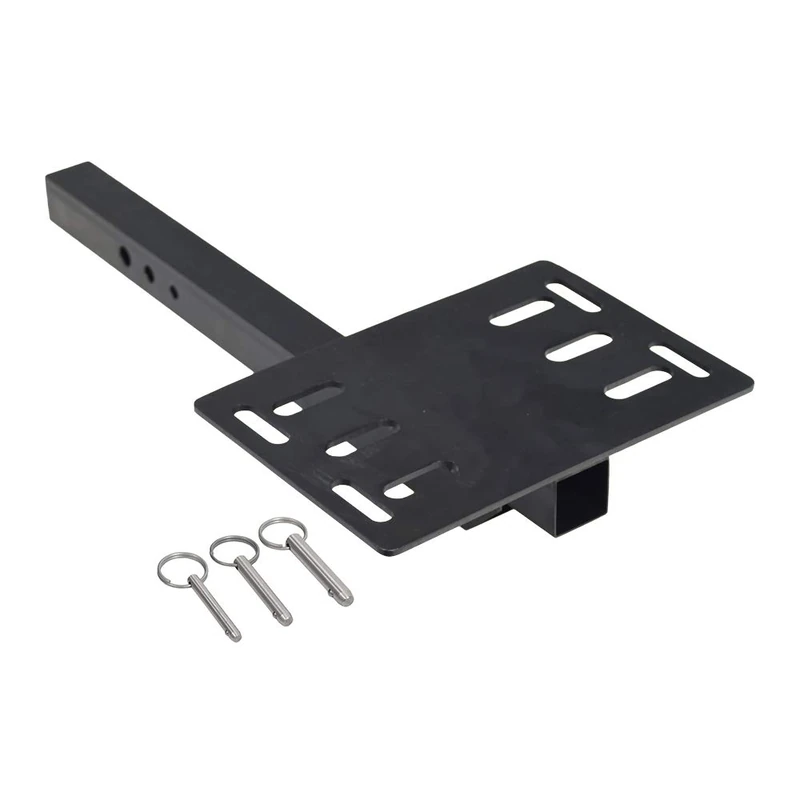 AlveyTech Universal Mobility Scooter Trunk Mounting Bracket with 3 Attachment Pins - Requires 1" Rear Hitch Mount, Adaptor to Attach Trunk to Mobility Scooters, Power Wheelchairs, Tricycles and More