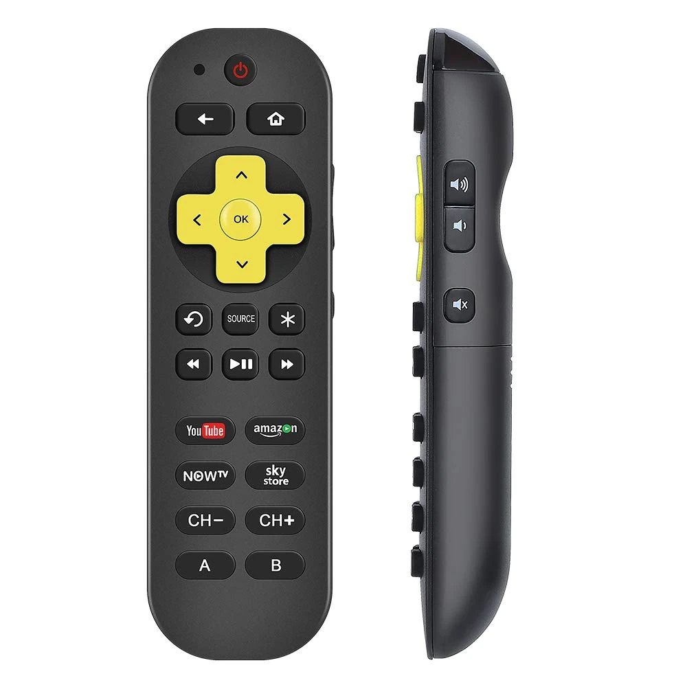 Gvirtue Replacement Now TV Smart Box Remote Control Compatible with Now TV HD Streaming Media Player, Roku 4(LT HD XD XS XDS), Roku Express/+, Roku Premiere/+, Roku Ultra, Roku 1/2 /3 Box,Roku N100HD