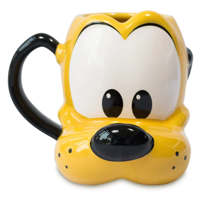 Disney Pluto Figural Ceramic Mug - Sculpted Character Cup - Image 1