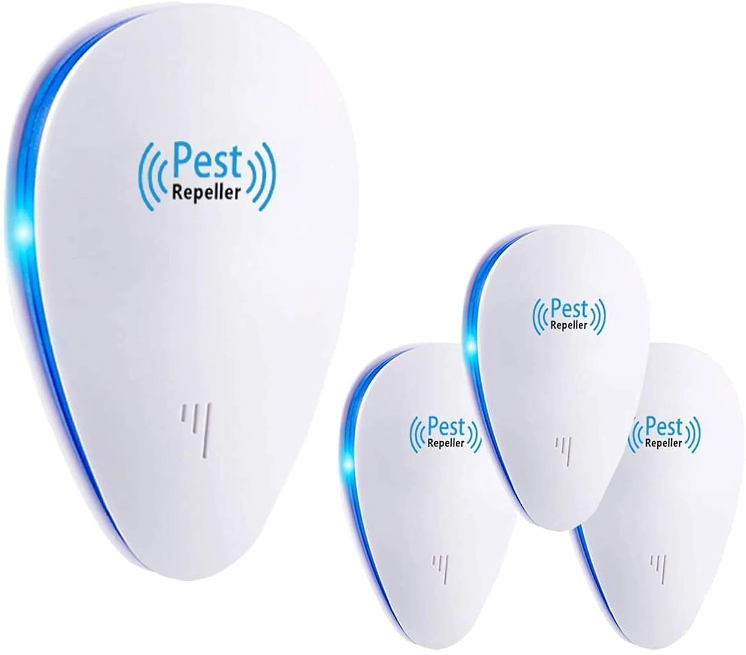 Ultrasonic Pest Repeller, Indoor Electronic Repellent Plug in Pest Control for Mice, Cockroaches, Ants, Fly, Mosquitoes, Rodent, Harmless to Pets and Human