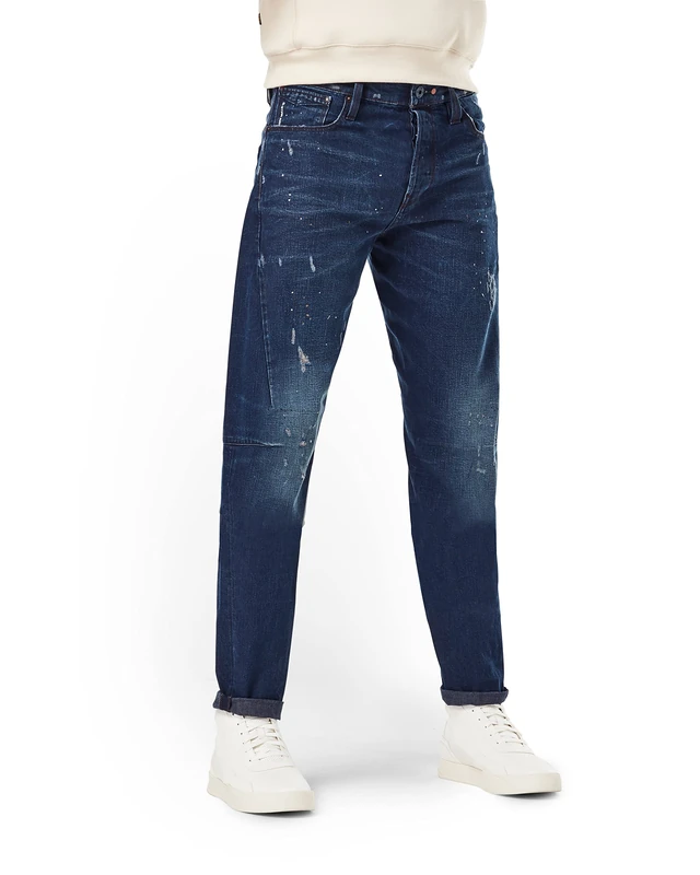 G-Star Men's Scutar 3D Tapered Jeans, Blue (worn in taint destroyed D17711-9657-C270), 26W / 30L