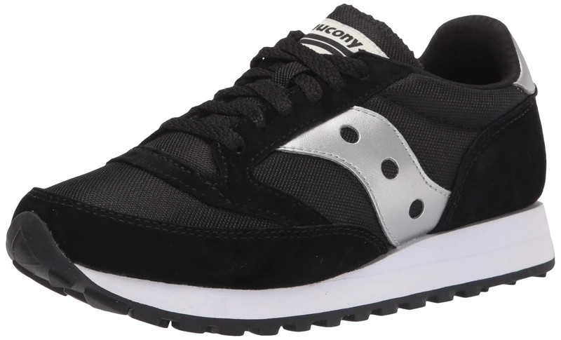 Saucony Unisex Jazz 81 Sneaker, Black Silver, 7 UK