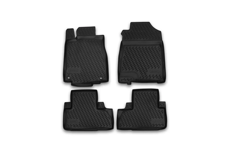 Element EXP.CARHND00013 Rubber Floor Mats for Honda CR-V 2012-2017 Set of 4 Black