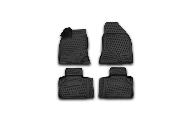 Element EXP.CARFRD00023k 3D Rubber Car Mats for Ford Edge 2013-4 Pieces, Black