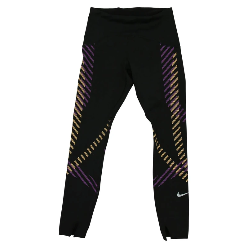 Nike Women's Speed 7_8 Runway Gx Tights, Womens, Tights, CU3288, Black/Reflective Silver, S