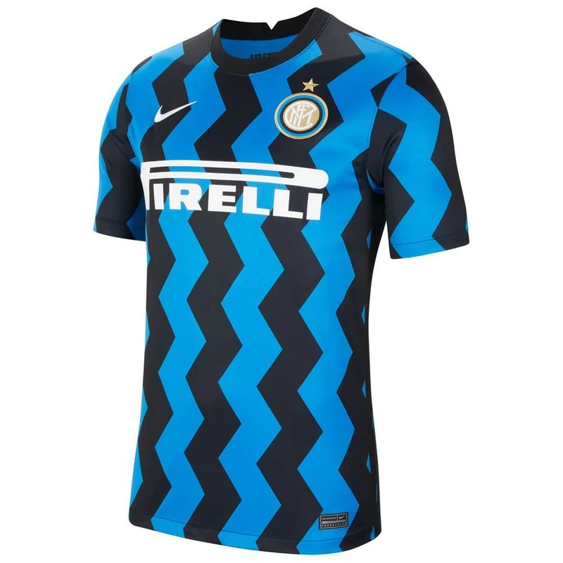 Nike INTER M Nk Brt Stad Jsy Ss HM T-Shirt - Blue Spark/(White) (Full Sponsor), Large - Image 1