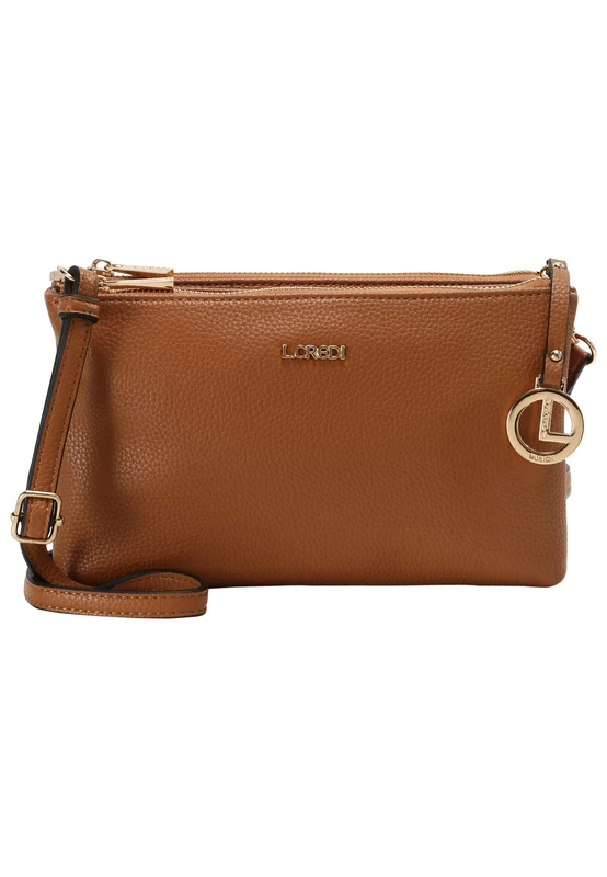 L.CREDI Women Ella Handbag - Cognac - Standard Size