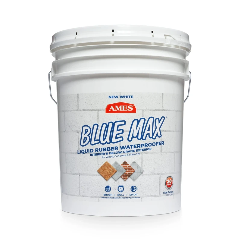 Ames Research Laboratories BMX5WRG Blue Max White Liquid Rubber, 5 Gallon