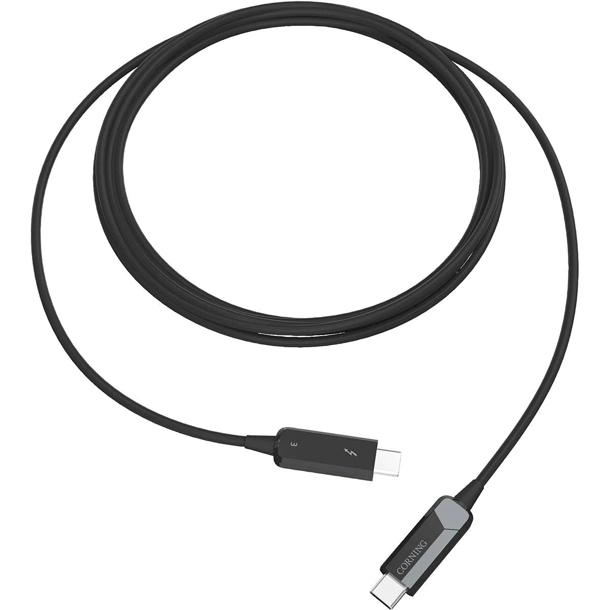 Corning Optical Cables by Thunderbolt 3 USB Type-C Male Optical Cable, 50m