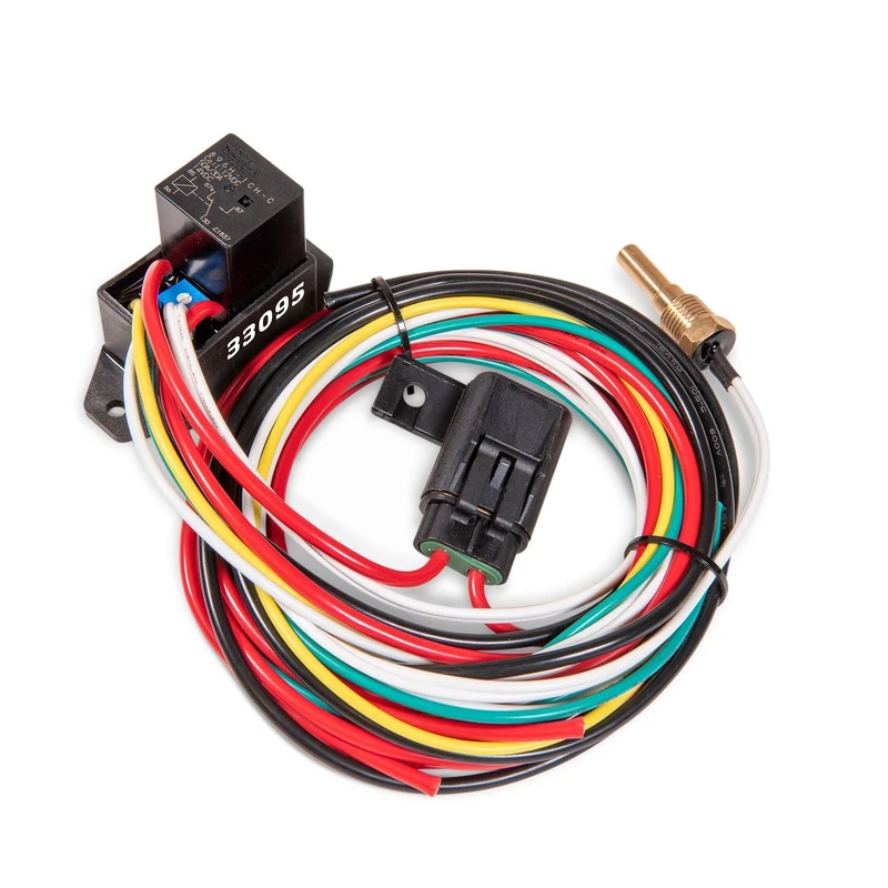 Flex-a-lite Electric Fan Controller w/Relay Screw-in Probe, 33095 - Image 1