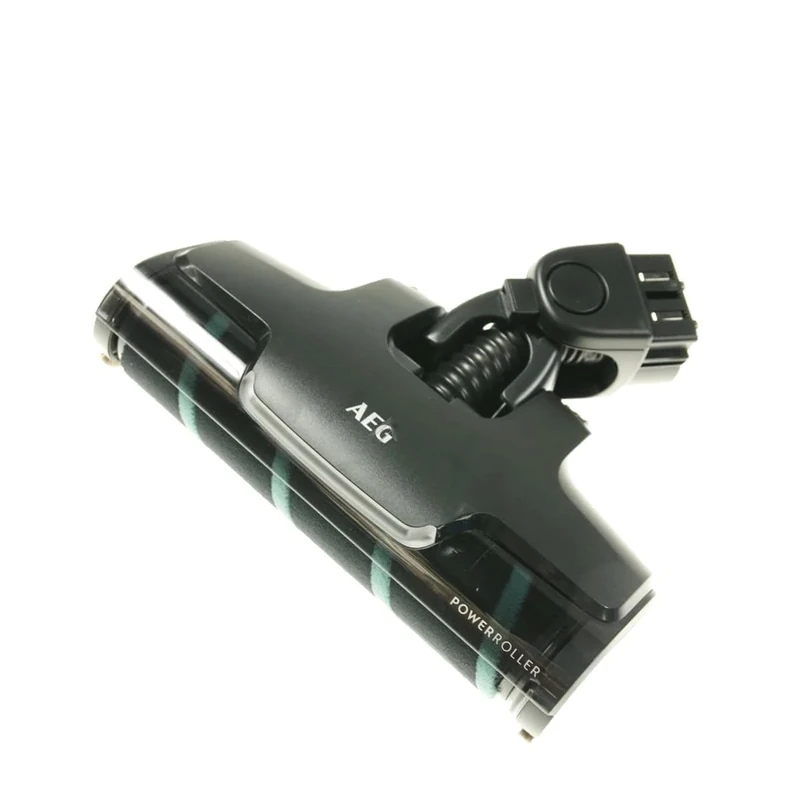 AEG AZE137 Power Soft Roller Nozzle, Vacuum Cleaner Nozzle for Hard Floors, Fine Dust & XXL Particle Pickup, Increased Air Speed, LED Front Lights, Gentle Cleaning, Compatible with QX9, Black