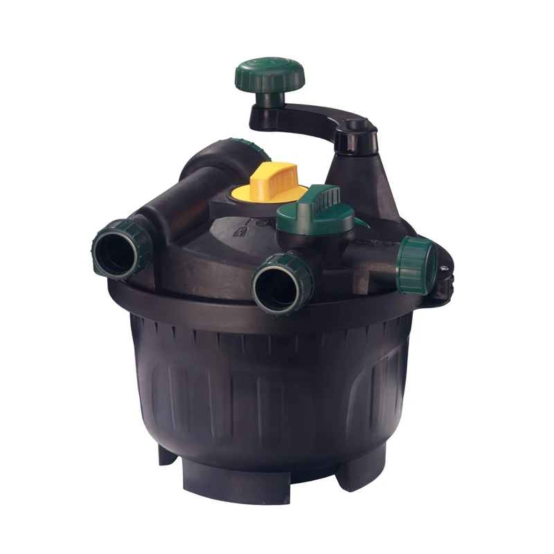 Blagdon Clean Pond Machine, Easy Clean Foam Free Pressure Filter, with UV Clarifier Light, Chi Media, Mechanical & Biological Filtration, Turn to Wash Clean Hands System, for Ponds up to 10,000 Litres