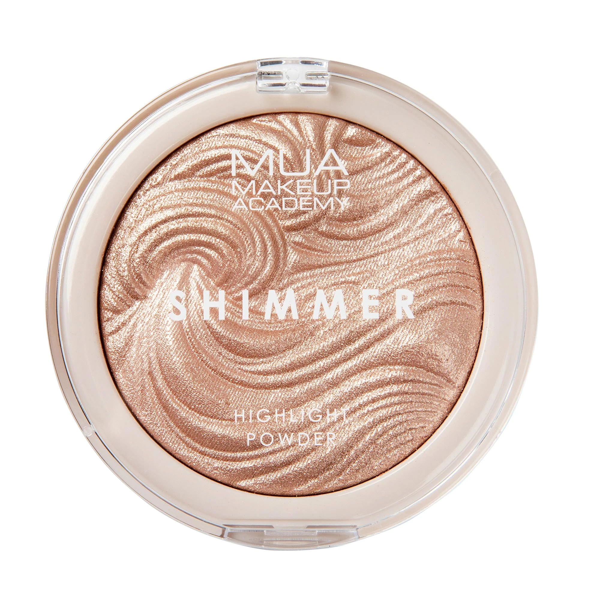 MUA Makeup Academy Shimmer Highlighter Powder, Radiant Cashmere - Highly Pigmented Glow Finish, 8 g