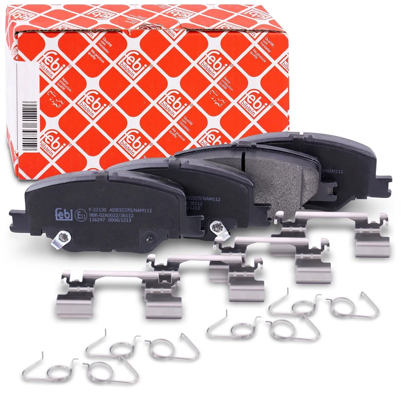 febi bilstein 116247 Brake Pad Set with fastening material, 1 unit