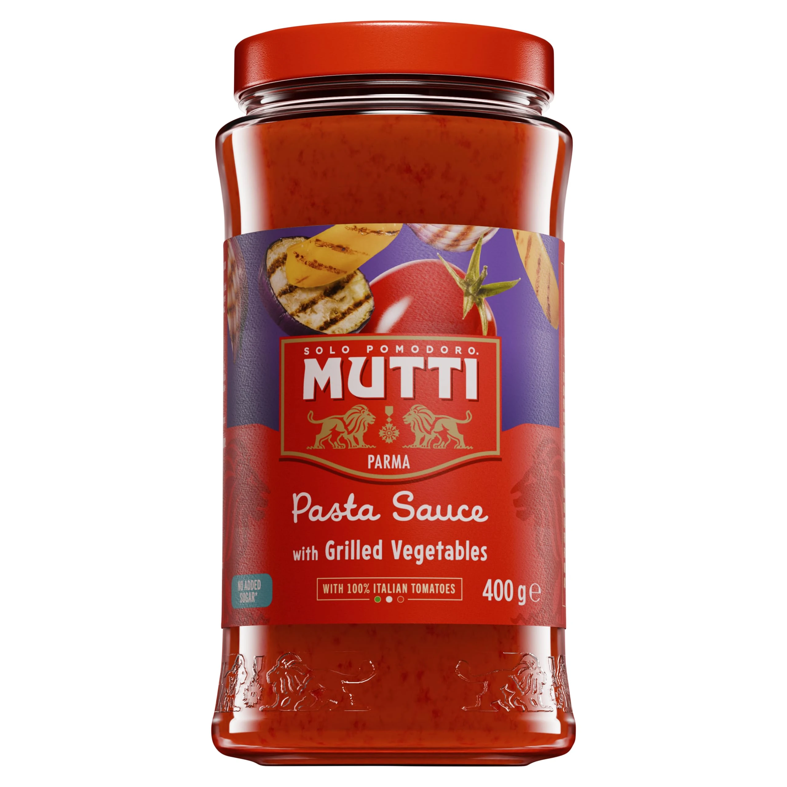 Mutti Pasta Sauce Rossoro Tomato with Grilled Vegetables, 400g (Pack of 6)