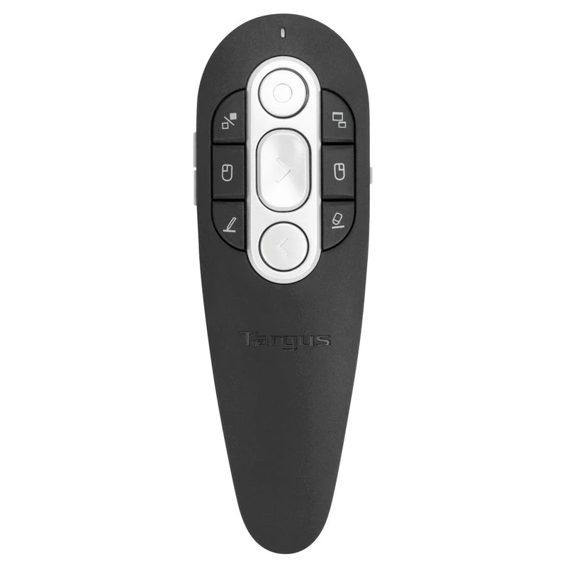 Targus P38 Air Wireless Multimedia Laser Pointer and Presenter, Sleek Design, Black (AMP38GL)