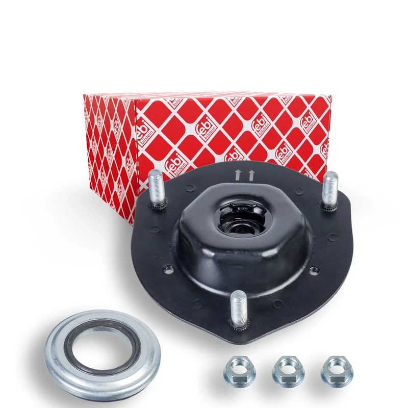 febi bilstein 106568 Suspension Strut Support Bearing Kit with Ball Bearing and Nuts 1 Piece
