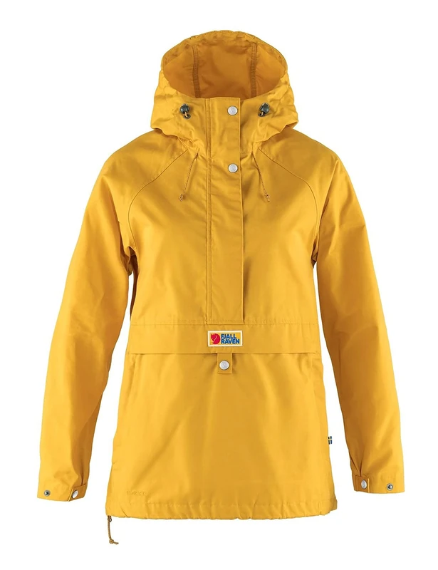 FJALLRAVEN Women's Vardag Anorak Sweatshirt, lemon tree, XL UK