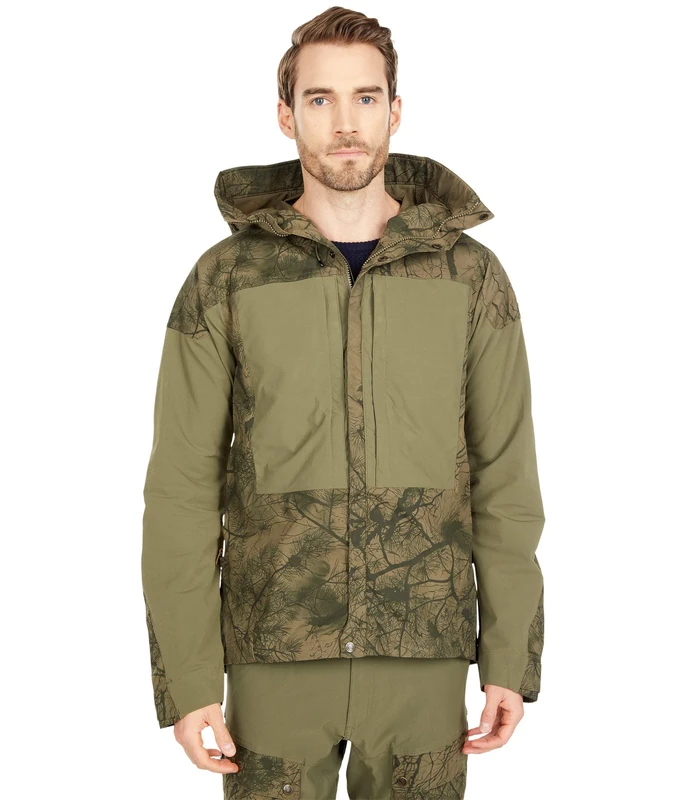 FJALLRAVEN F87211-626-625 Keb Jacket M Green Camo-Laurel Green L