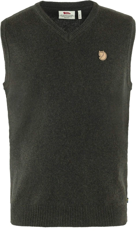 FJALLRAVEN F87324-633 Övik Wool Vest M Dark Olive M