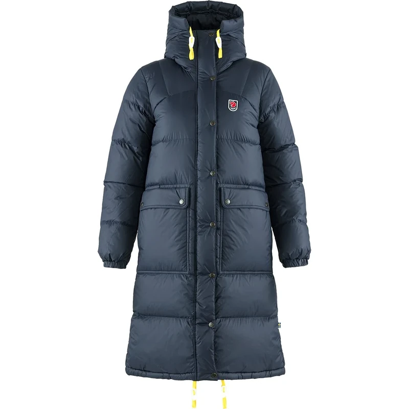FJALLRAVEN Women's Expedition Long Down Parka W Jacket, blue, S UK
