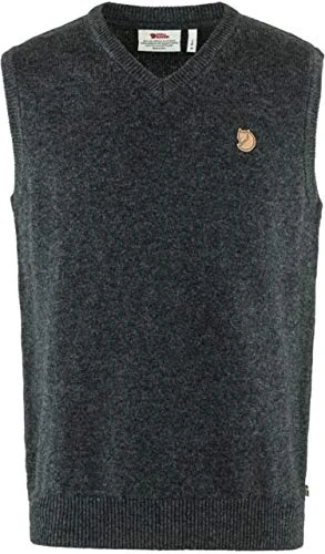 FJALLRAVEN F87324-030 Övik Wool Vest M Dark Grey XS