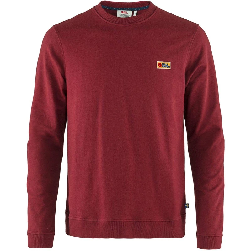 FJALLRAVEN Men's Vardag Sweater M Sweatshirt, Red Oak, XL UK