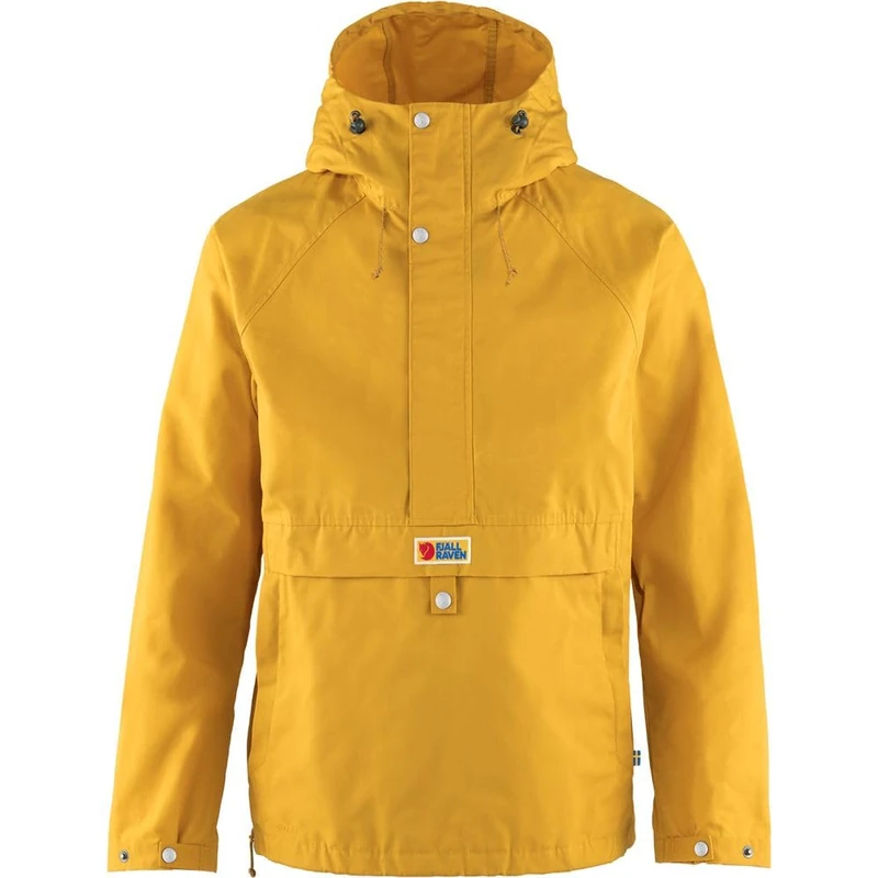 FJALLRAVEN Men's Vardag Anorak M Waterproof jacket, lemon tree, S EU