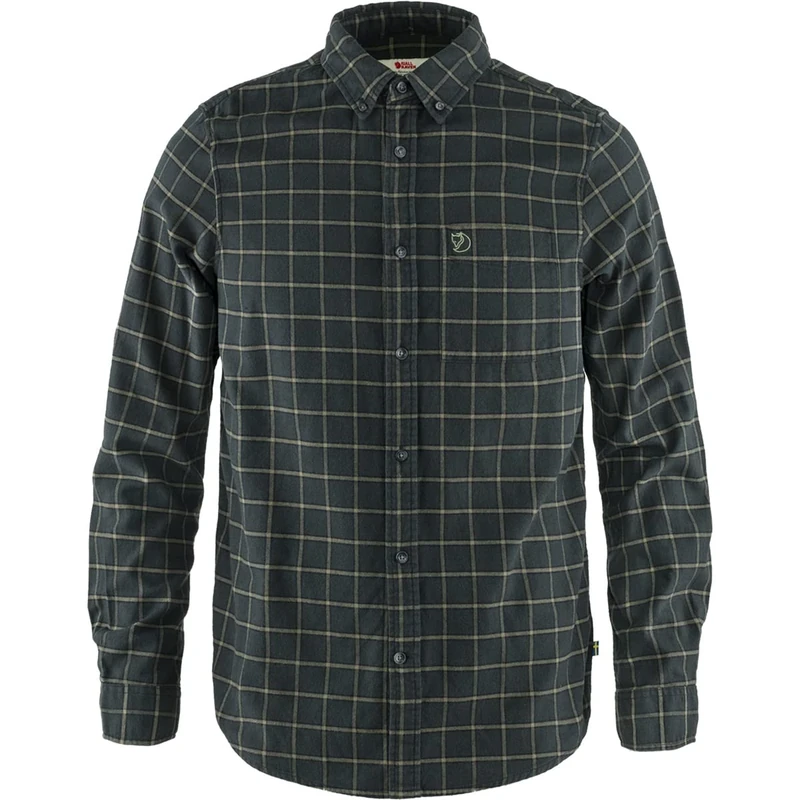 FJALLRAVEN F82979-030 Övik Flannel Shirt M Dark Grey XL