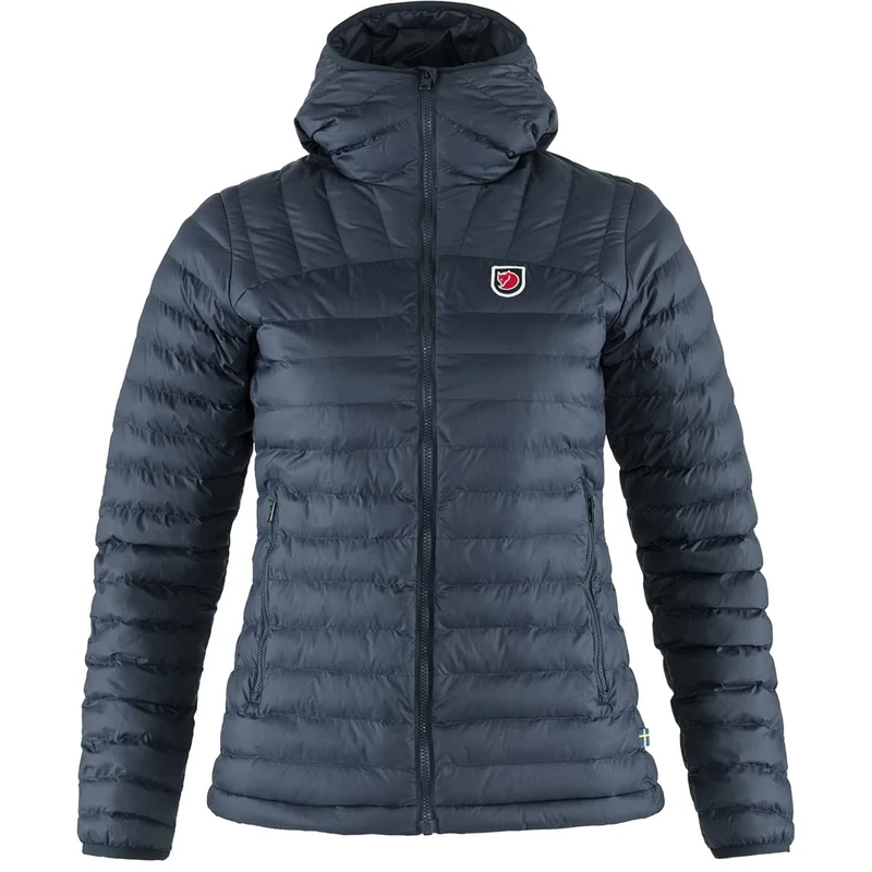 Fjallraven F86120-560 Expedition Lätt Hooded-Jacket Women, Navy, XS