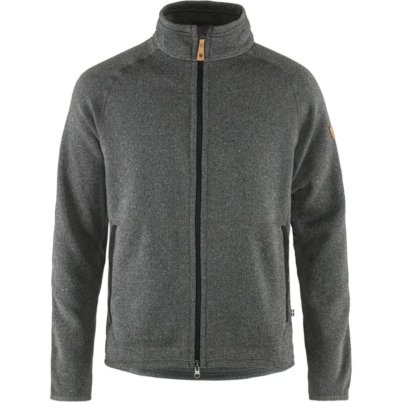 FJALLRAVEN F87317-030 Övik Fleece Zip Sweater M Dark Grey S
