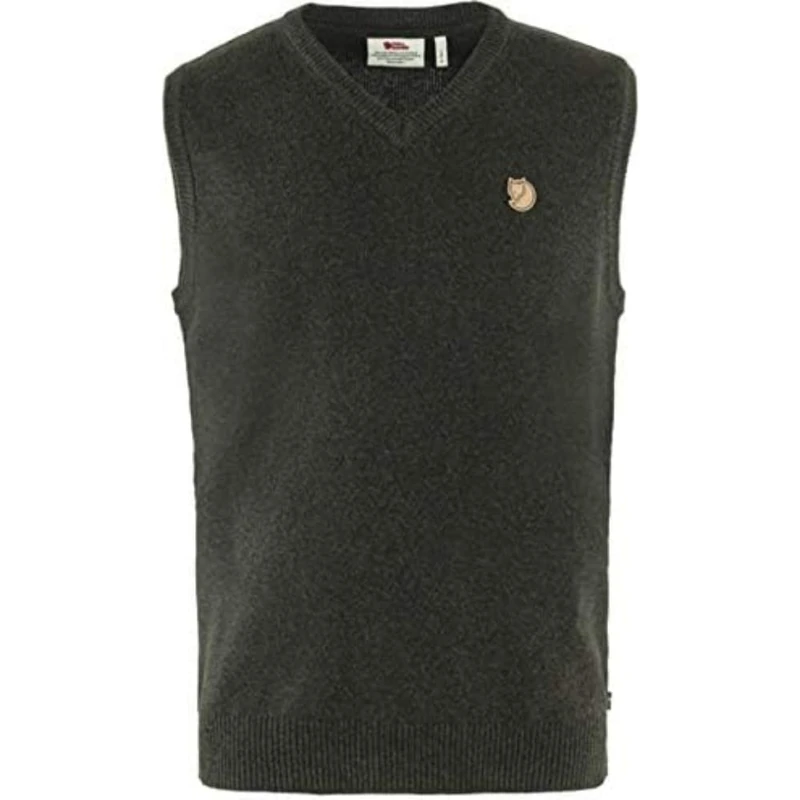 FJALLRAVEN F87324-633 Övik Wool Vest M Dark Olive XXL