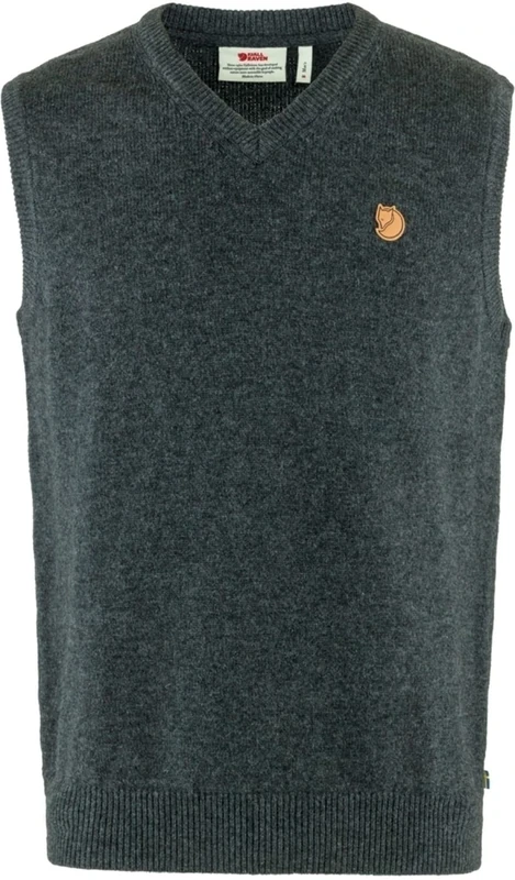 FJALLRAVEN F87324-030 Övik Wool Vest M Dark Grey S