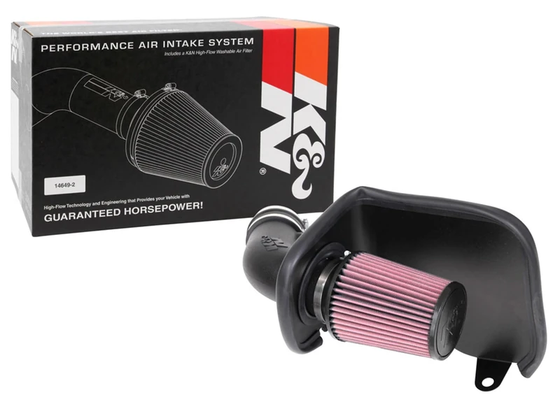 K&N Cold Air Intake Kit: High Performance, Guaranteed to Increase Horsepower: Fits 2019-2020 JEEP Cherokee, 63-1585