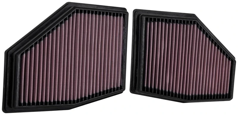 K&N air Filter Suitable for BMW 750i M550i xDrive 4.4 2020-(Set of 2 Pieces) (33-3155)