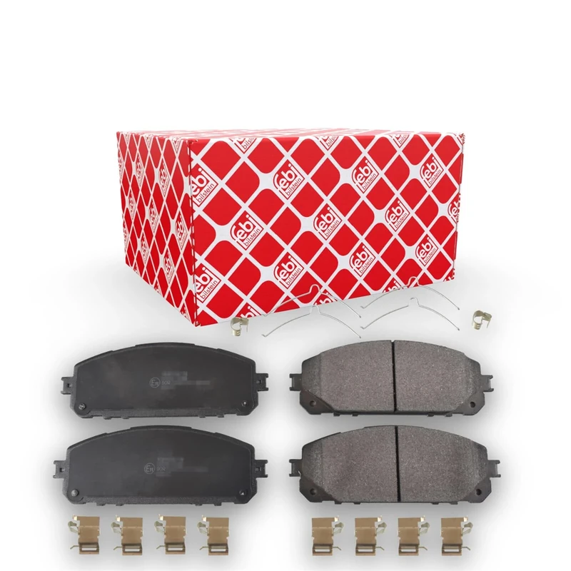 febi bilstein 170624 Brake Pad Set with fastening material, 1 unit