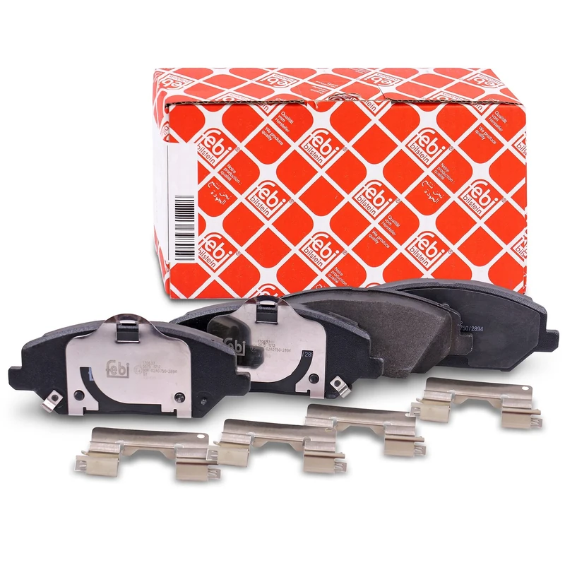 febi bilstein 170637 Brake Pad Set with fastening material, 1 unit