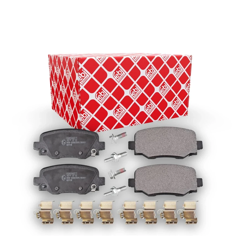 febi bilstein 170623 Brake Pad Set with fastening material, 1 unit