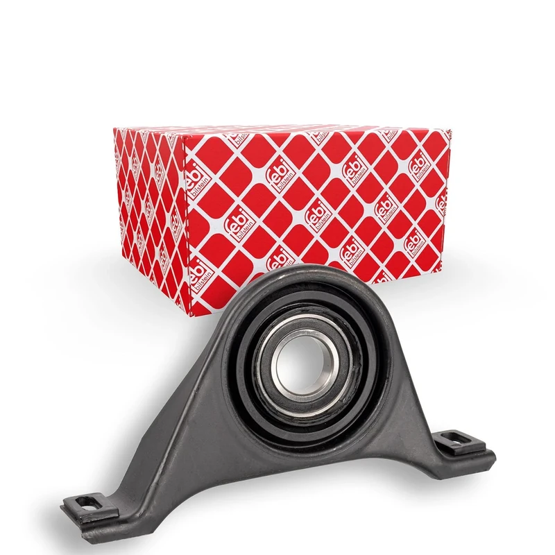 febi bilstein 107777 Cardan Shaft Centre Bearing with Integrated Rolling Bearing, Pack of 1