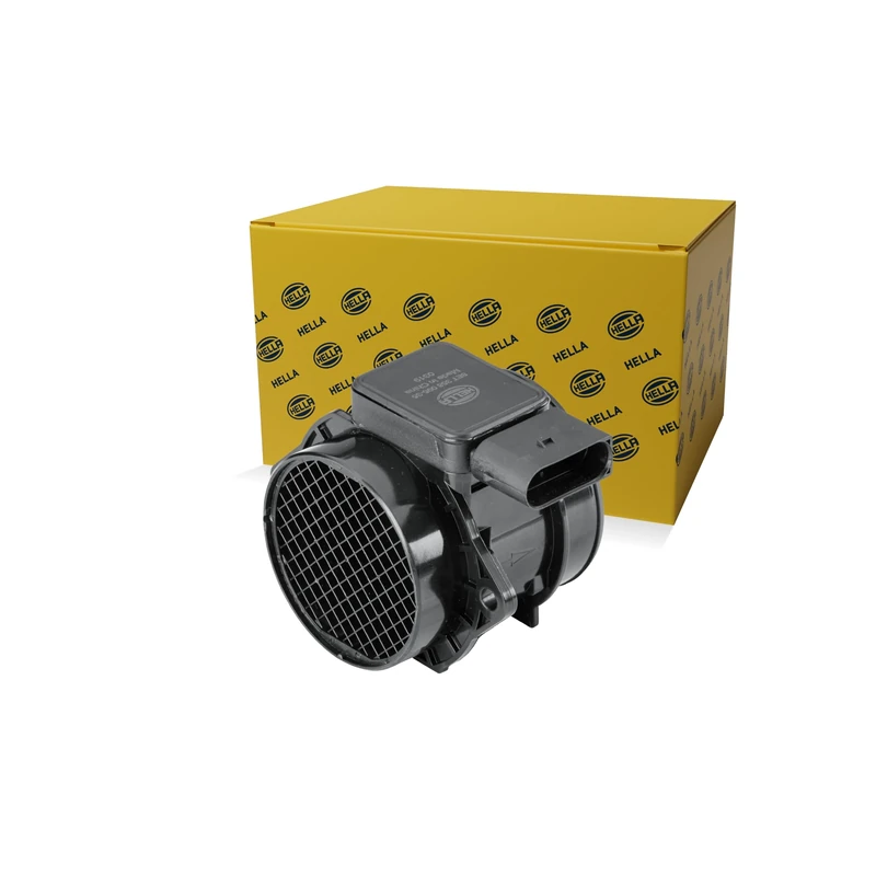 HELLA 8ET 358 095-351 Air Mass Sensor - 5-pin connector - Pipe-neck - without gasket / seal