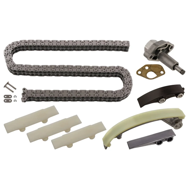 febi bilstein 171514 Timing Chain Kit for camshaft, with guide rails and chain tensioner, 1 piece
