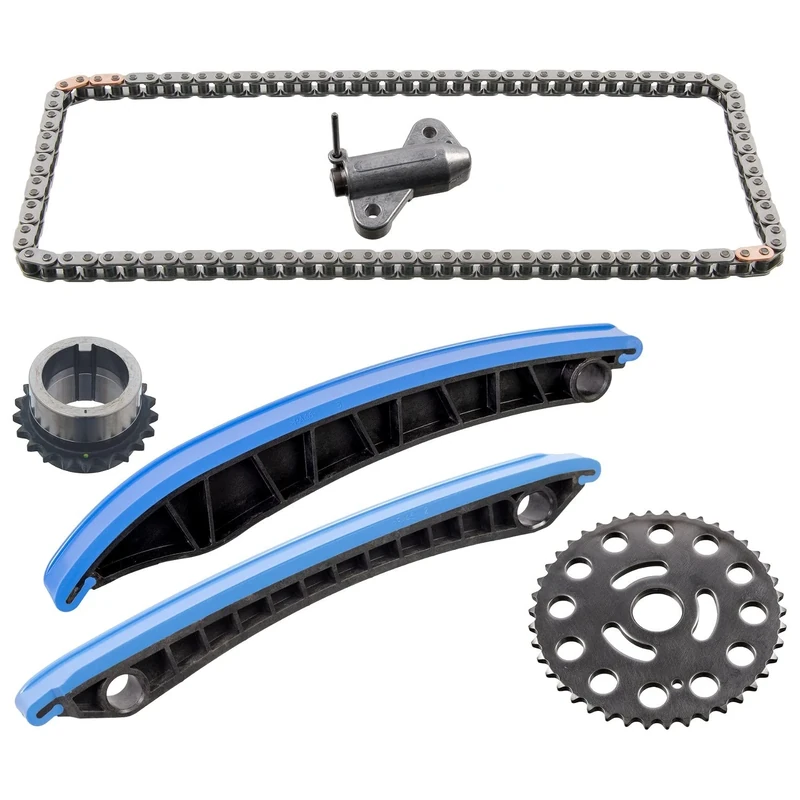 Febi Bilstein 106357 Timing Chain Set for Camshaft, with Slide Rails and Chain Tensioner, 1 Piece