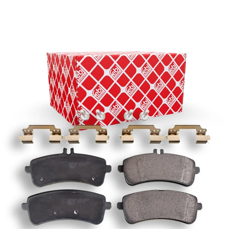 febi bilstein 16969 Brake Pad Set with fastening material, 1 unit