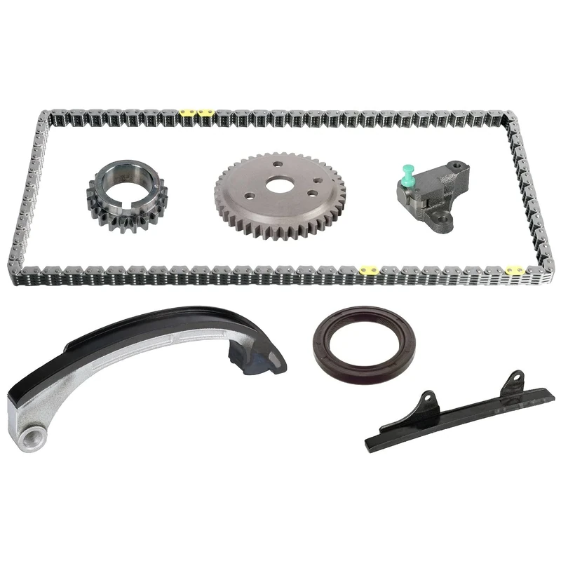 Febi Bilstein 108826 timing chain set for camshaft, with sliding rails and chain tensioner, 1 piece